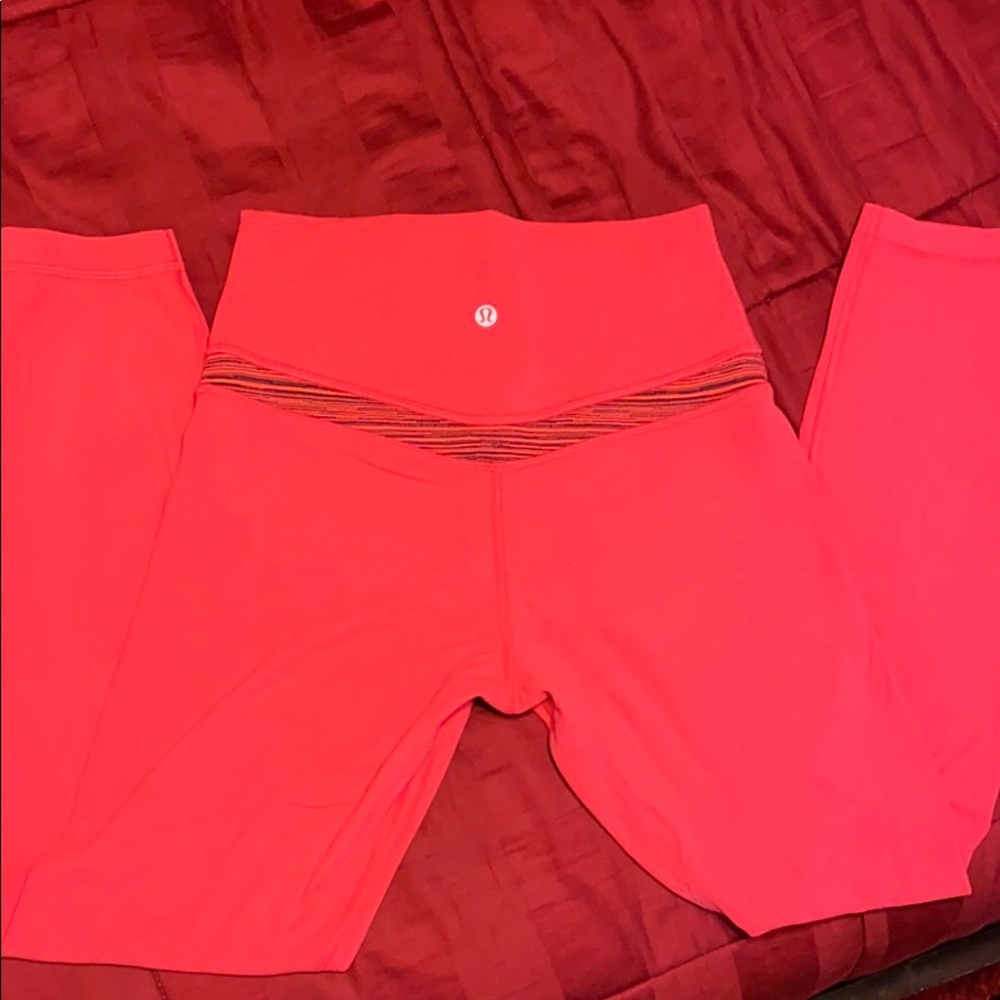 Hot pink lulu align leggings